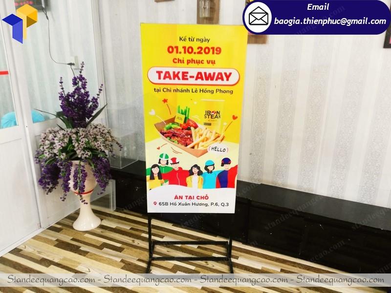 Báo giá thiết kế standee 2 mặt sỉ  tại ĐÀ NẴNG